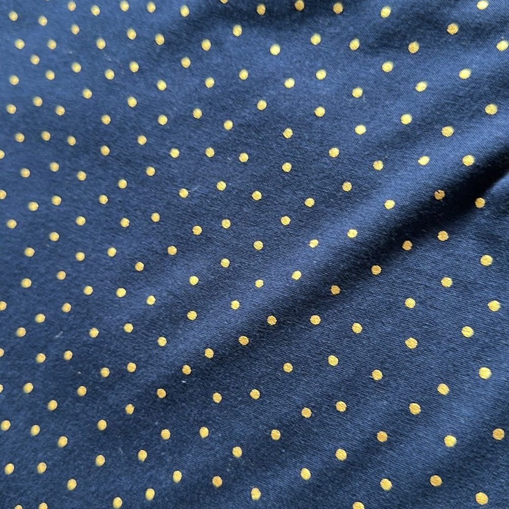 Women’s Boden Navy Gold Polka Dot Top Blouse size Small - Picture 13 of 16